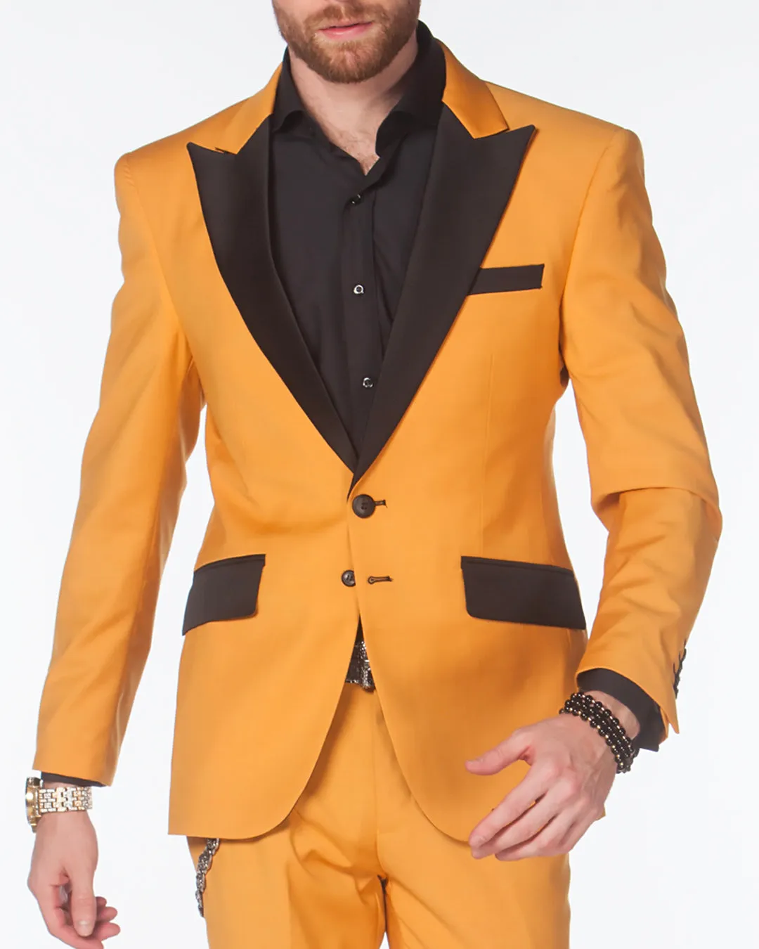 Tuxedo for men, Tuxedo Suit-Tux2 Gold - Prom - Fashion - Mens