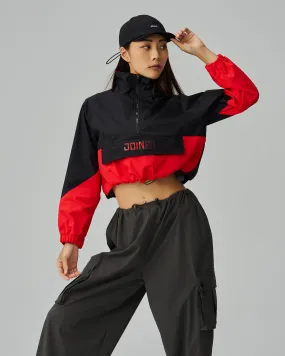 Women Pocket Windbreaker Top